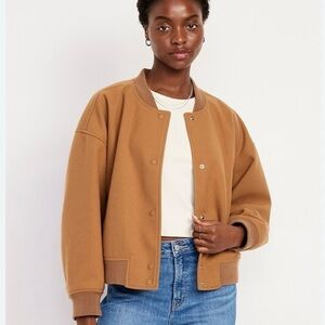 Old Navy Women's Oversized Bomber Jacket